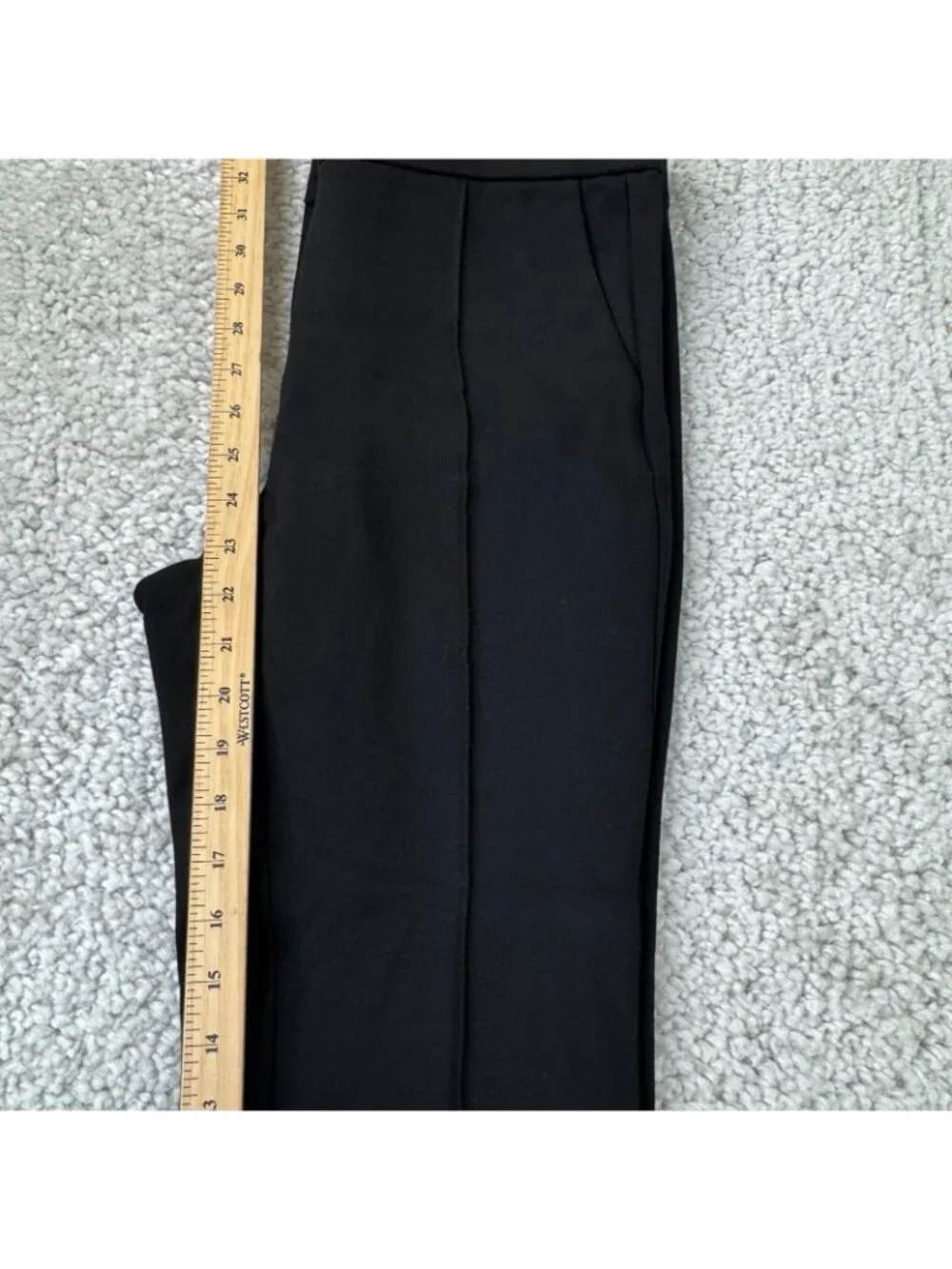 J.Crew Mario Bellucci Demi Boot Trouser Ponte Pant Black Womens 12 Petite